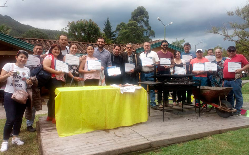 Curso de asado argentino en Colombia